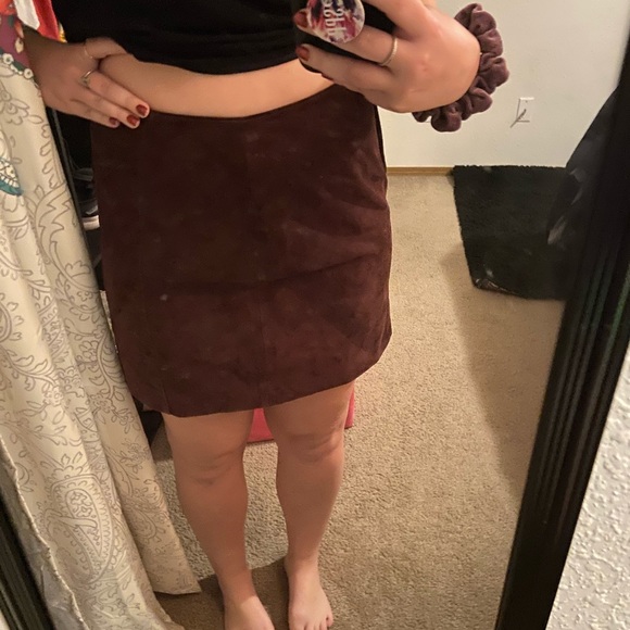 Dark Brown Vintage Old Navy Skirt! - Picture 2 of 2